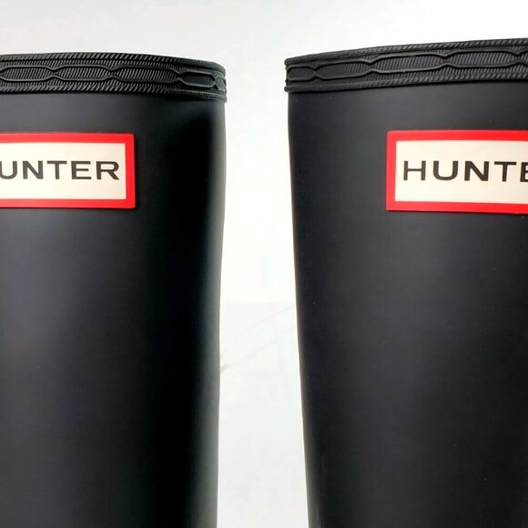 Hunter Boots Women Size 9 US Black Original Tall Rain Boots NIB - Picture 3 of 7